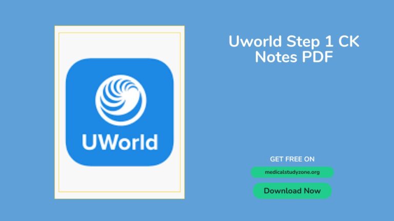 Uworld Step 1 CK Notes PDF