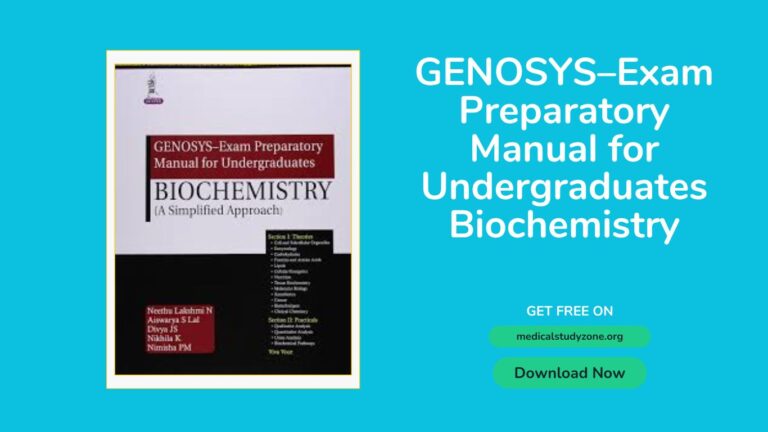 GENOSYS–Exam Preparatory Manual for Undergraduates Biochemistry PDF