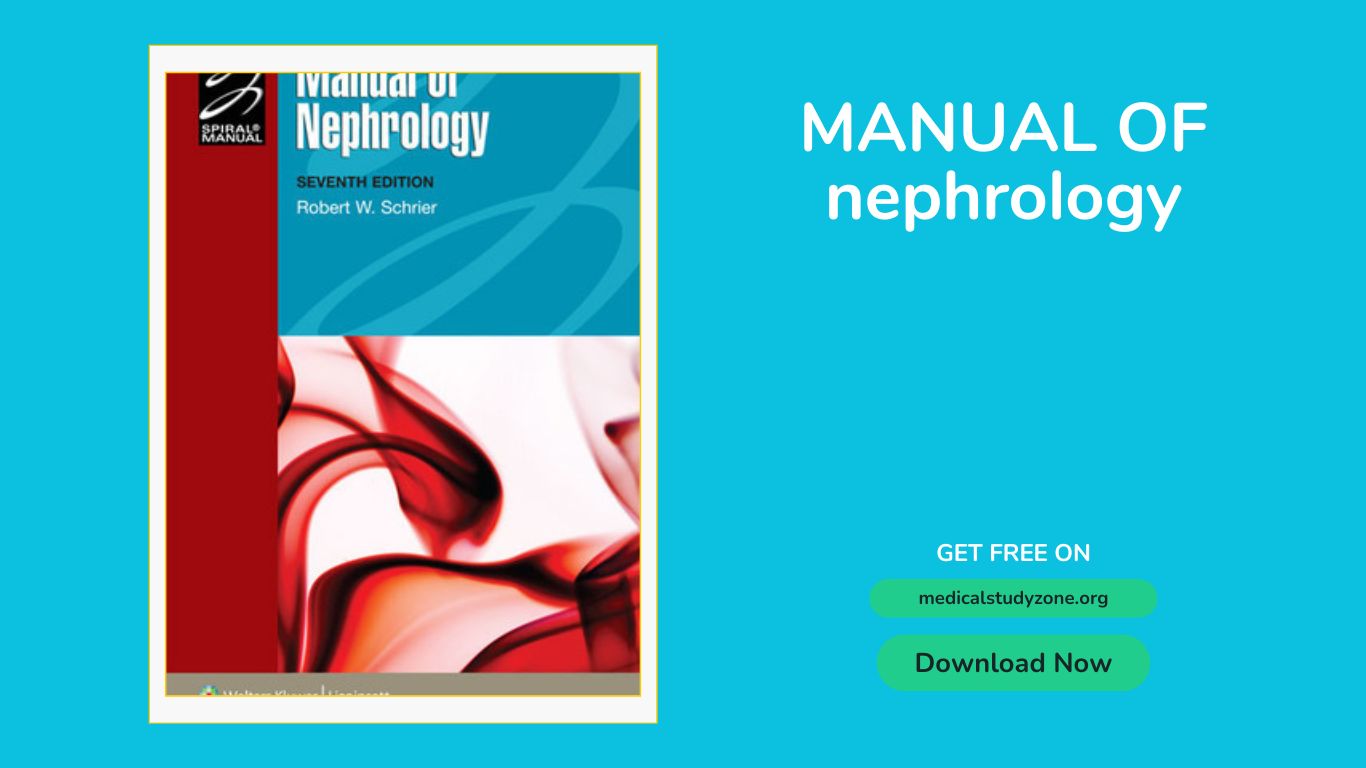 MANUAL OF nephrology PDF