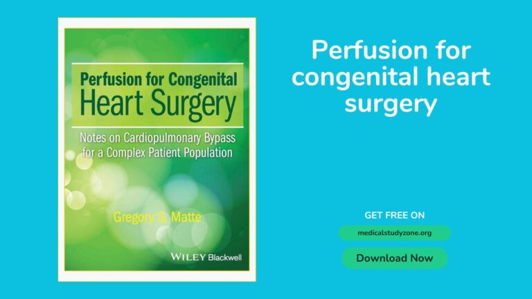 Perfusion for Congenital Heart Surgery PDF