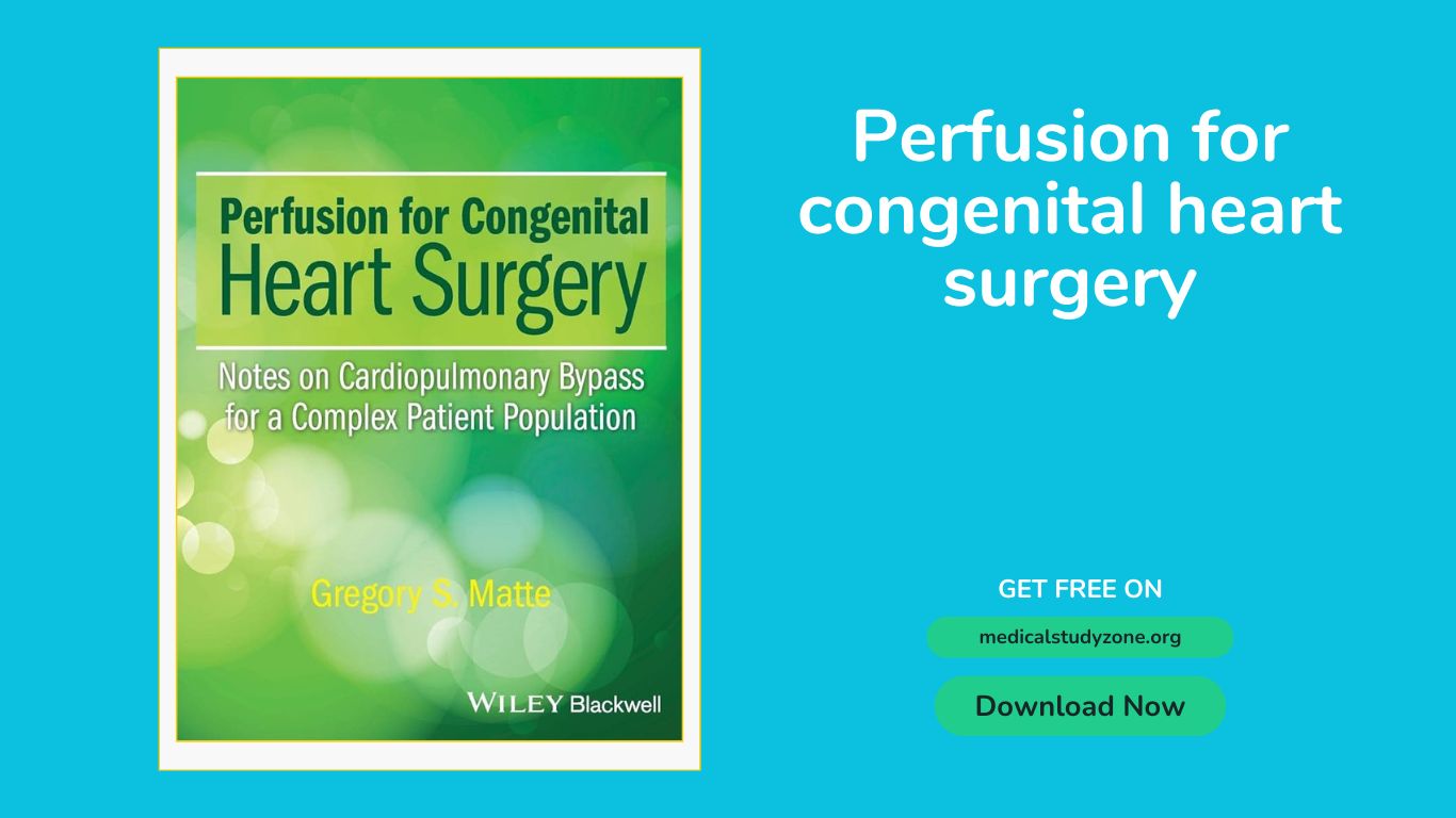 Perfusion for Congenital Heart Surgery PDF