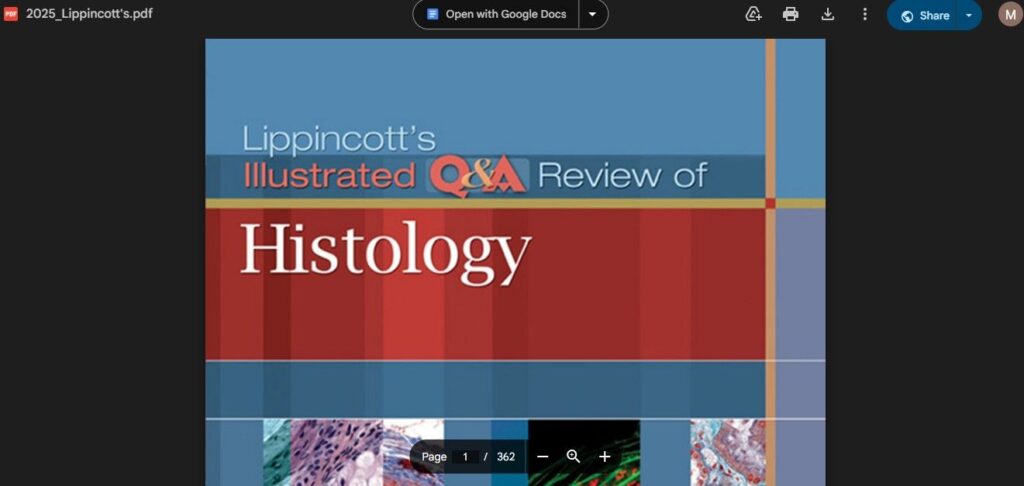 how to download Lippincott’s Illustrated Review Q&A of Histology pdf