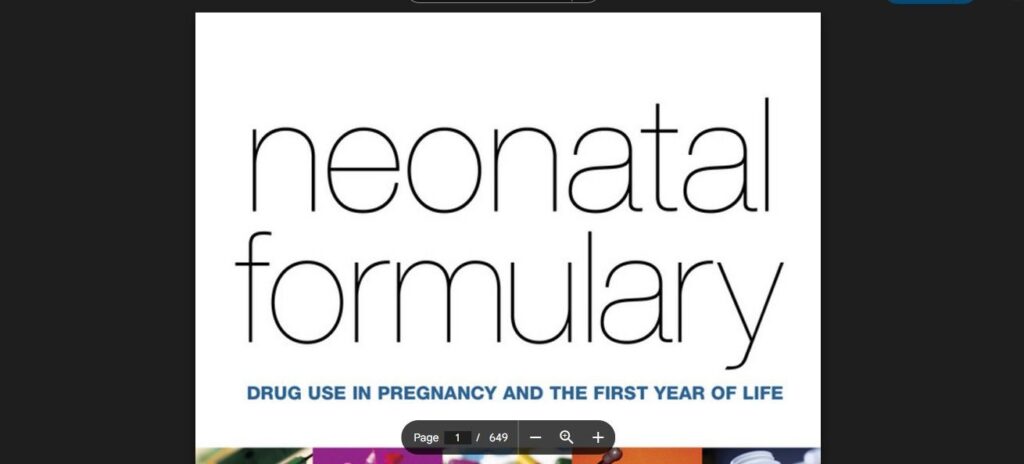 how to download Neonatal formulary 7 (Drug Use in Pregnancy pdf