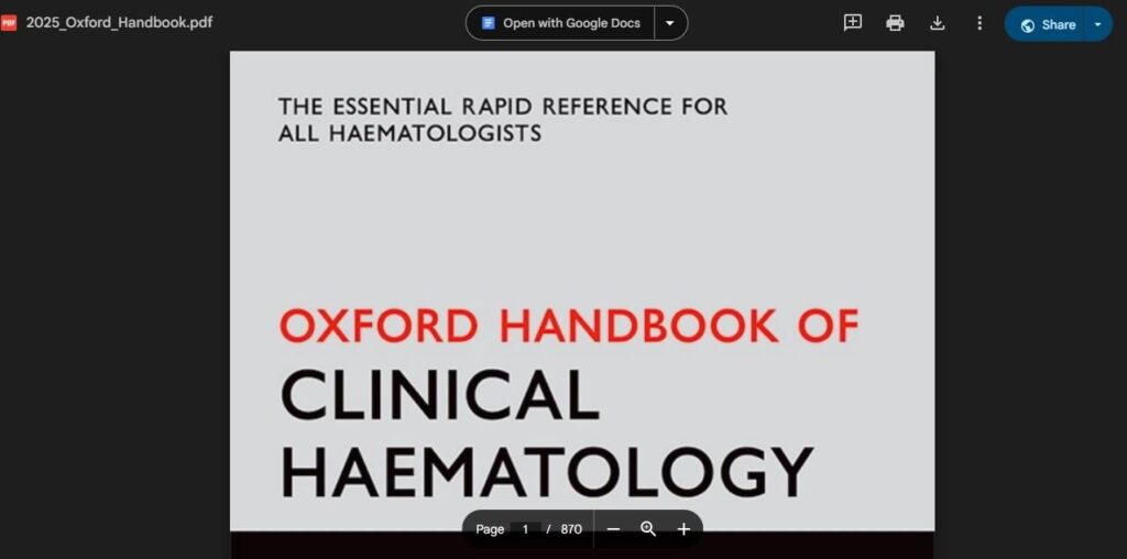 How to download Oxford Handbook of Clinical Haematology pdf
