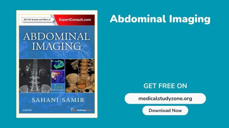 Abdominal Imaging by Sahani and Samir PDF