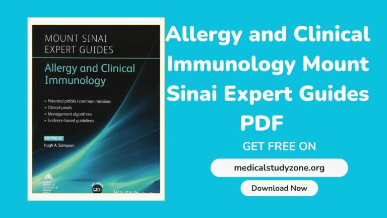 Allergy and Clinical Immunology Mount Sinai Expert Guides PDF