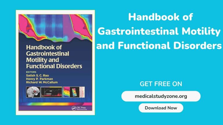 Handbook Of Gastrointestinal Motility Disorders PDF