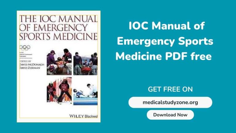 IOC Manual of Emergency Sports Medicine PDF Free Download