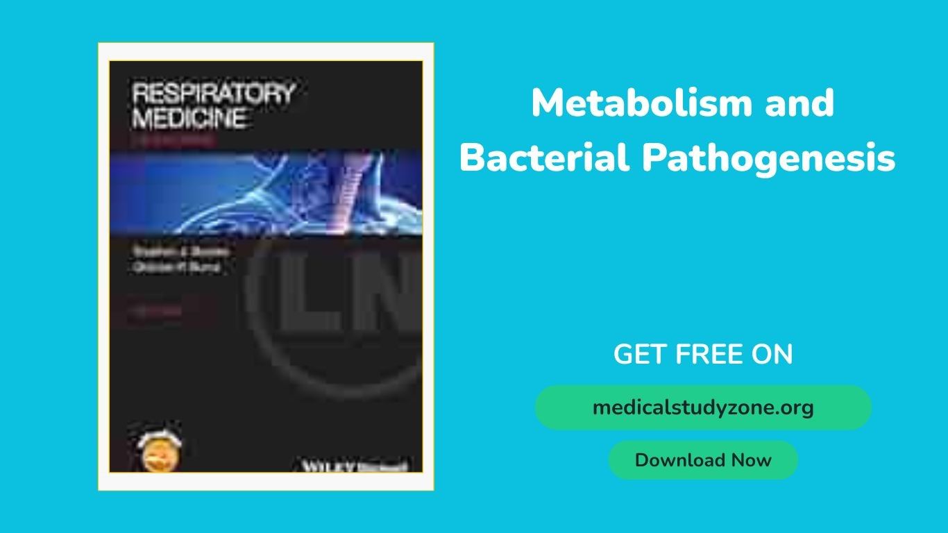 Metabolism and Bacterial Pathogenesis PDF