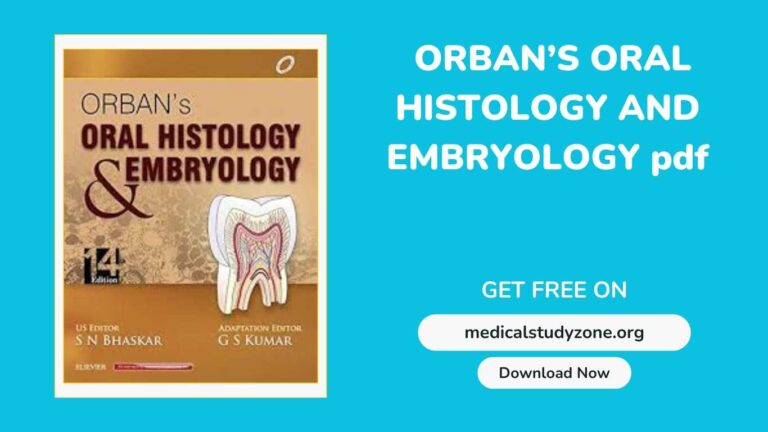 Orban’s Oral Histology and Embryology PDF