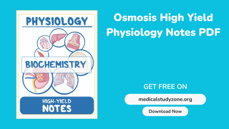 Osmosis High Yield Physiology Notes