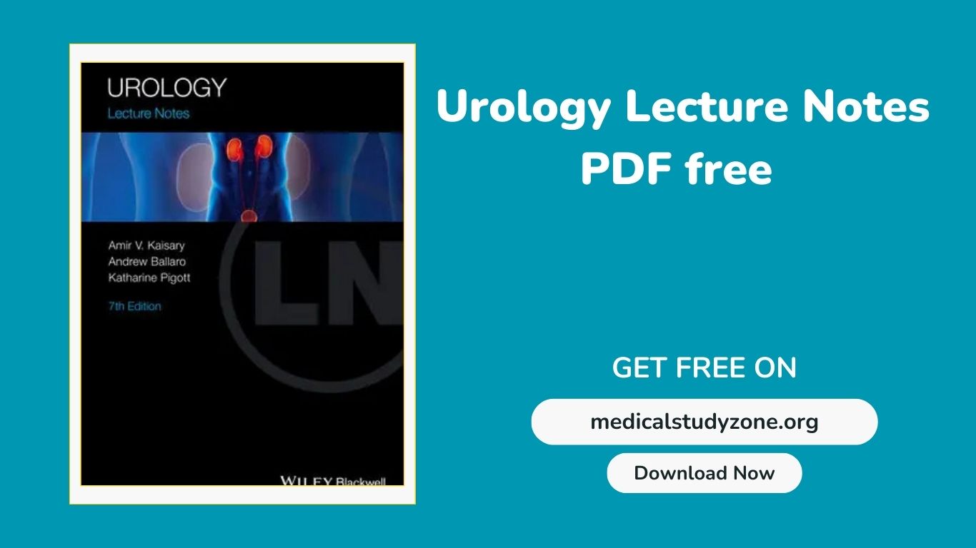 Urology Lecture Notes PDF Free Download