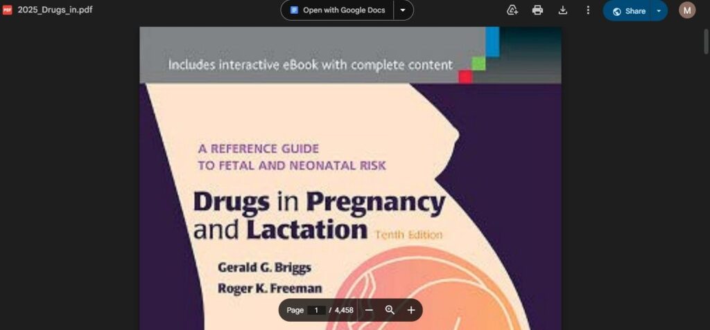 how to download Drugs in Pregnancy and Lactation Briggs PDF