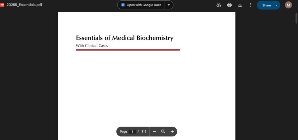 how to download Essentials of Medical Biochemistry With Clinical Cases PDF