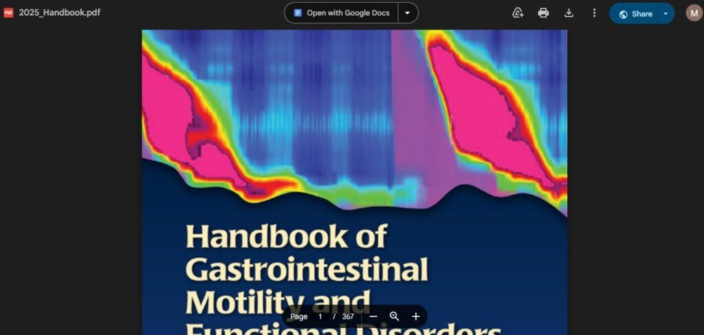 how to download Handbook of Gastrointestinal Motility and Functional Disorders pdf