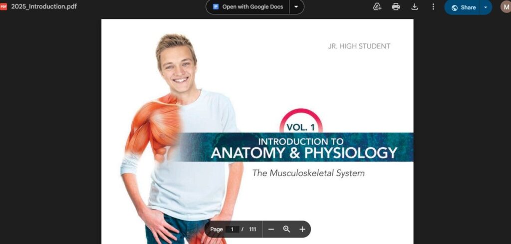 how to download Introduction to Anatomy and Physiology The Musculoskeletal System PDF