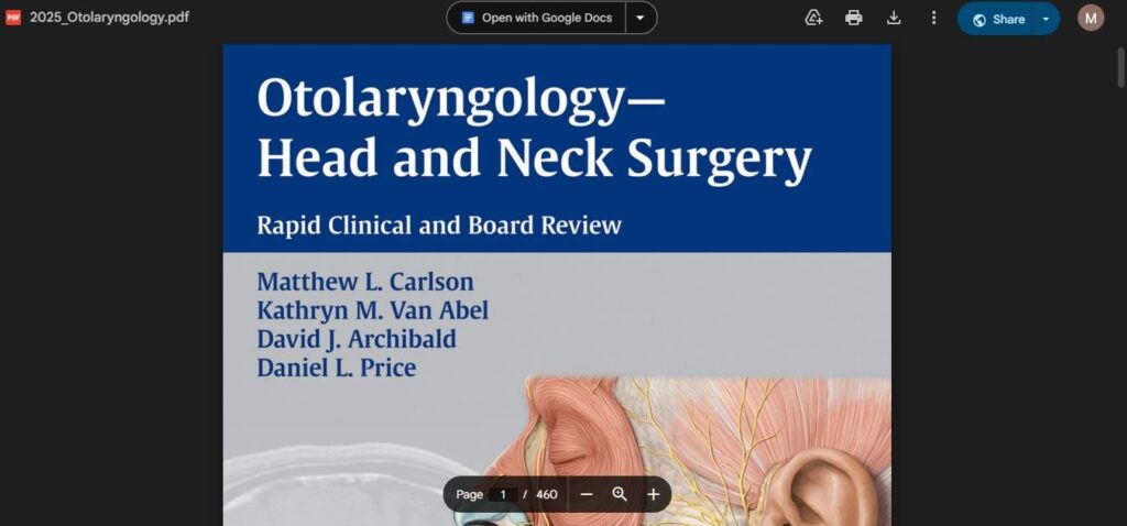 how to download Otolaryngology–Head and Neck Surgery Rapid Clinical and Board Review PDF