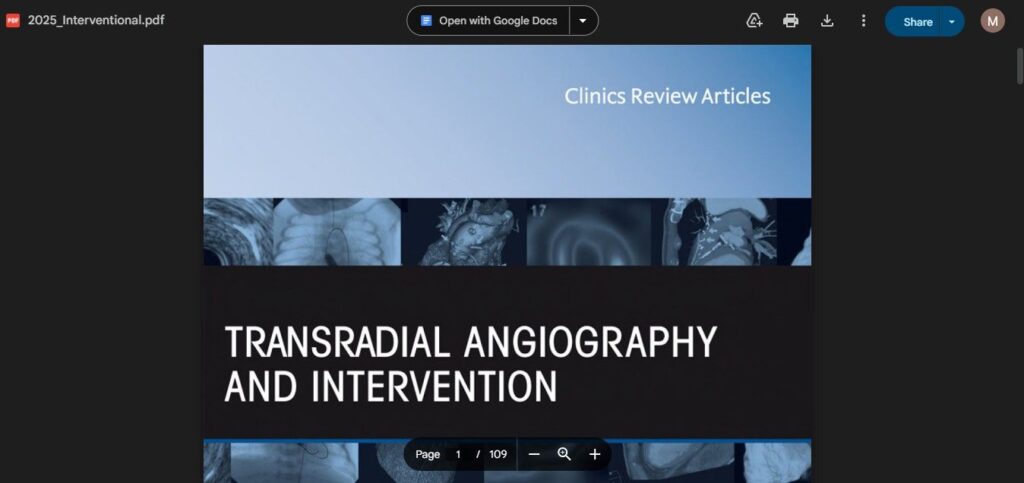 how to download Trans radial Angiography and Interventional pdf