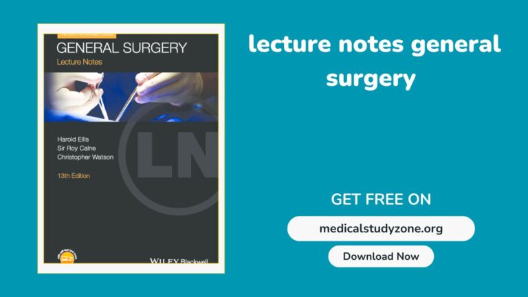 lecture notes general surgery pdf
