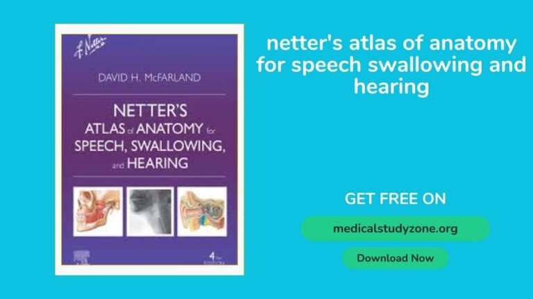 netter's atlas of anatomy for speech swallowing and hearing pdf